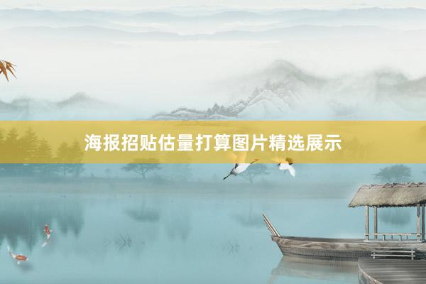 海报招贴估量打算图片精选展示